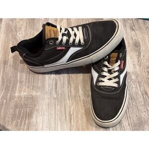 Levis Men's Canvas Shoes Size 9 Black